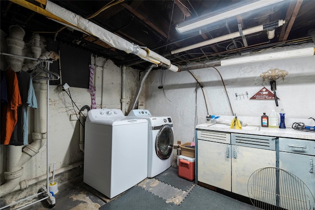 103 Fairfield Ave, Mineola, NY 11501 - washroom featuring separate washer and dryer