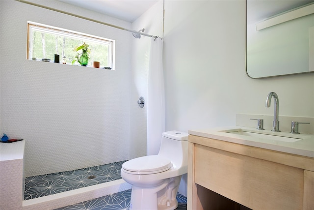 546 Willowemoc Rd, Livingston Manor, NY 12758 - bathroom featuring a shower, vanity, and toilet