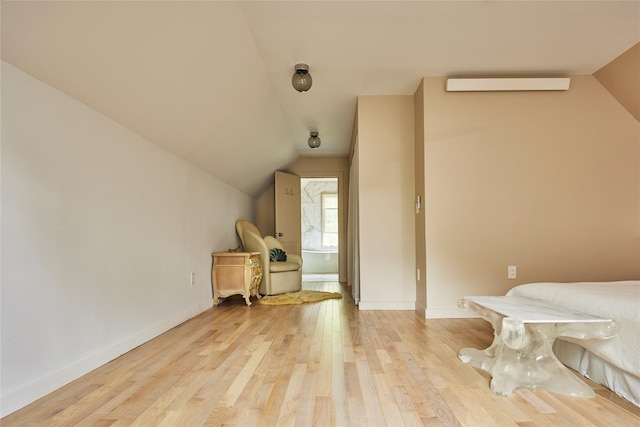 546 Willowemoc Rd, Livingston Manor, NY 12758 - additional living space featuring vaulted ceiling, light wood finished floors, and baseboards