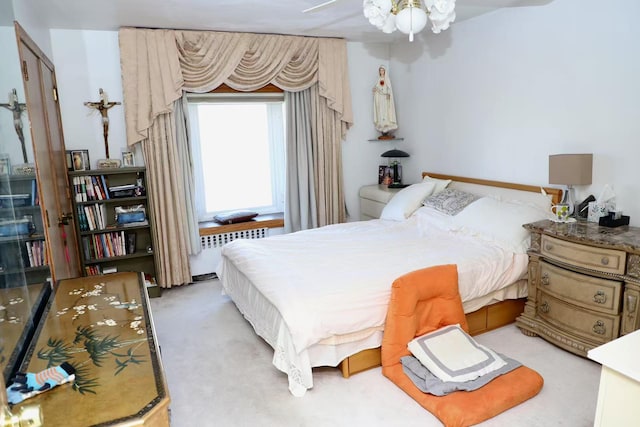 215-48 24th Ave, Bayside, NY 11360 - bedroom with radiator heating unit and carpet floors