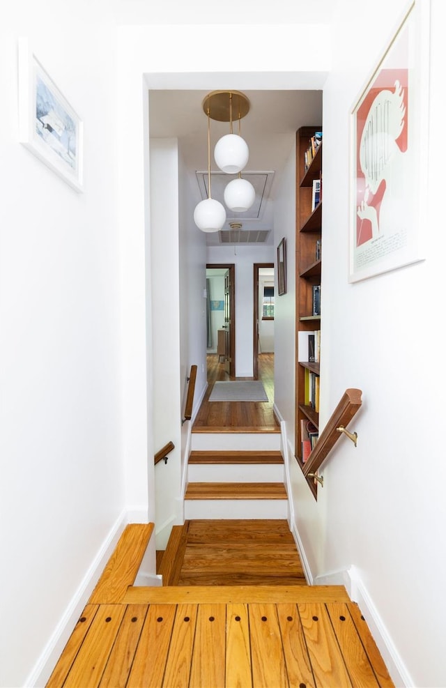 8 Margaret Dr, Hopewell Junction, NY 12533 - stairs featuring baseboards and wood finished floors