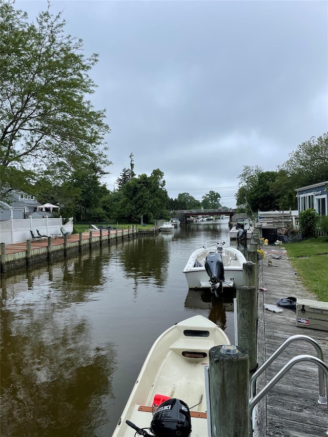 2 Merritt Ln, Center Moriches, NY 11934 - dock with a water view