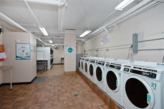 83-37 Saint James Ave Unit 2R, Elmhurst, NY 11373 - shared laundry featuring separate washer and dryer