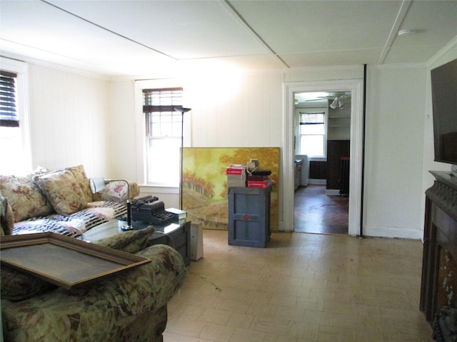 2 Van Wardt Pl, Tappan, NY 10983 - living area featuring plenty of natural light and light floors