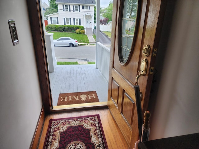 30 Royce Ave, Middletown, NY 10940 - foyer featuring hardwood / wood-style flooring