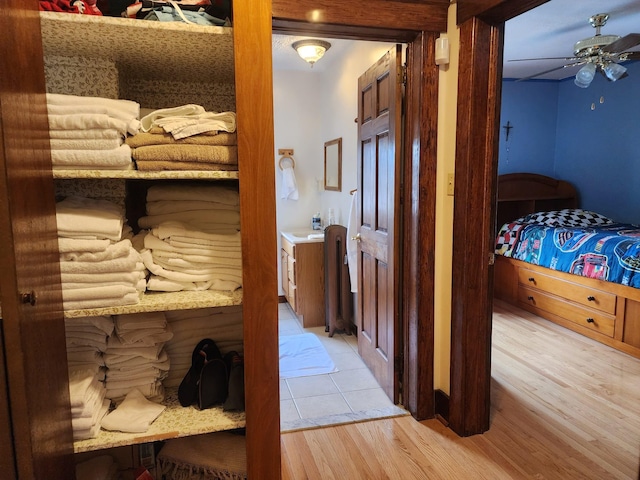 30 Royce Ave, Middletown, NY 10940 - bedroom featuring light wood-style flooring and rustic walls