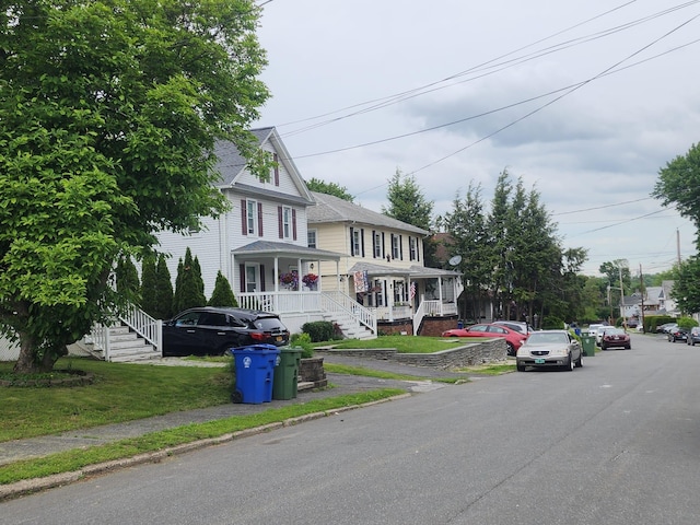 30 Royce Ave, Middletown, NY 10940 - view of front of house with stairs and a front yard