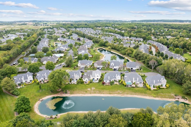 8 Lakeview Ct, Riverhead, NY 11901 - aerial perspective of suburban area with a nearby body of water