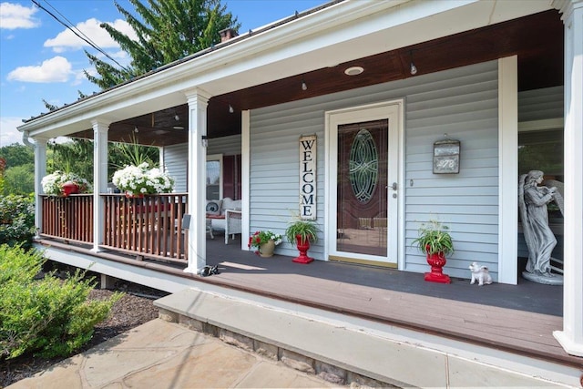 278 Gibson Hill Rd, Chester, NY 10918 - property entrance featuring a porch
