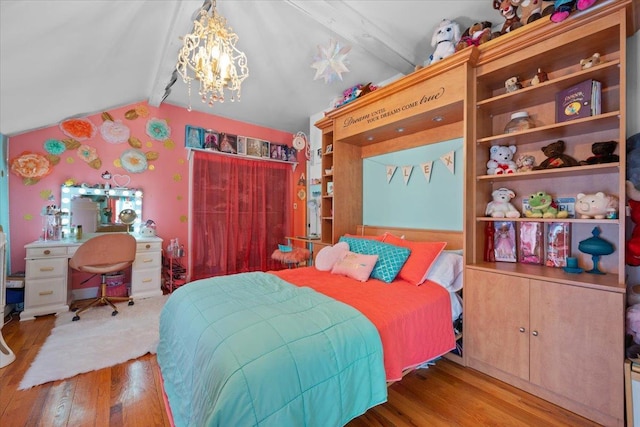 278 Gibson Hill Rd, Chester, NY 10918 - bedroom with wood finished floors, a chandelier, and a closet