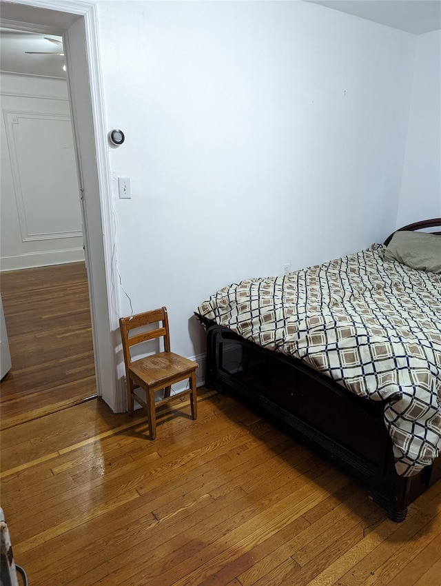 3317 87th St, Jackson Heights, NY 11372 - bedroom with hardwood / wood-style flooring