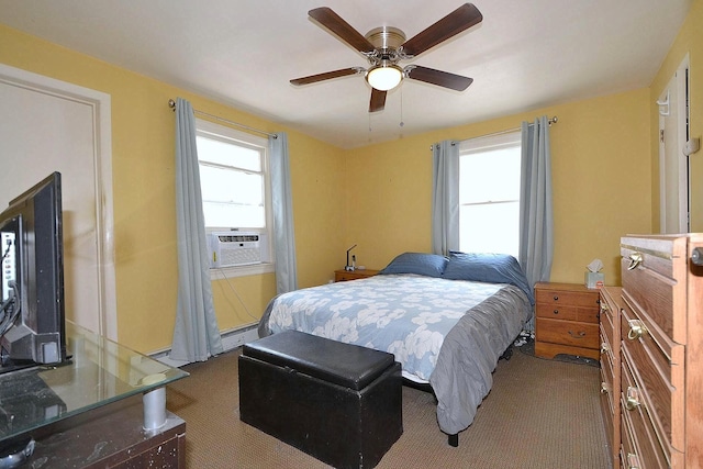 187 Smith Ave, Islip, NY 11751 - bedroom featuring carpet floors, multiple windows, and cooling unit