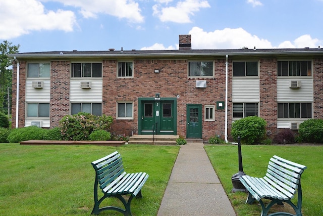 2449 Union Blvd # 39B, Islip, NY 11751 - view of property featuring a wall unit AC, an AC wall unit, and cooling unit