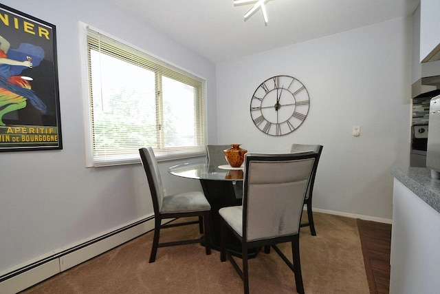 2449 Union Blvd # 39B, Islip, NY 11751 - dining area featuring baseboard heating and baseboards