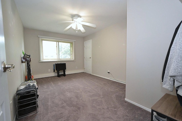 2449 Union Blvd # 39B, Islip, NY 11751 - spare room featuring ceiling fan and carpet flooring