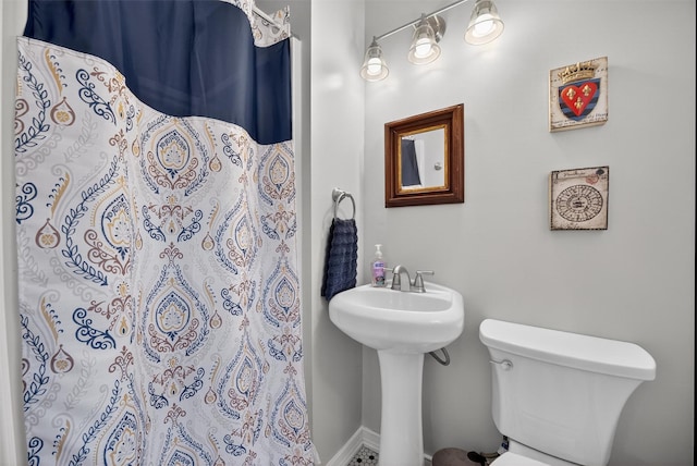 57 Panorama Dr, Patterson, NY 12563 - bathroom featuring toilet and a shower with shower curtain