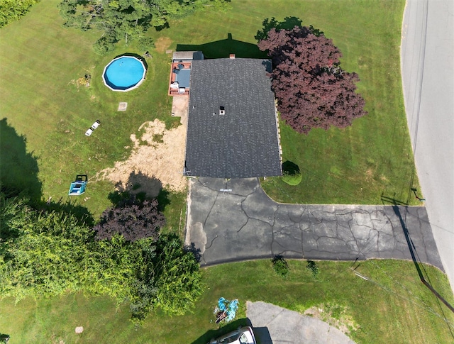 57 Panorama Dr, Patterson, NY 12563 - bird's eye view of a pool area