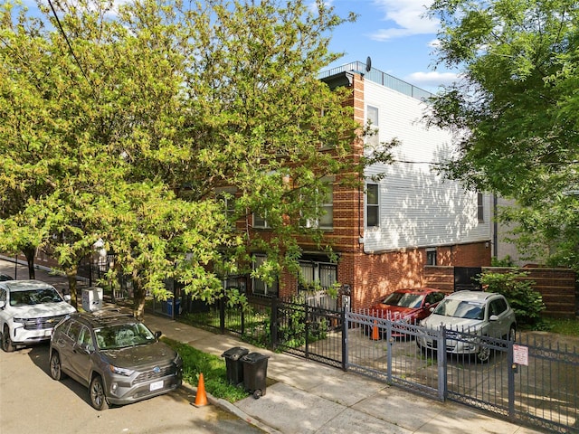 1830 Sterling Pl, Brooklyn, NY 11233 - view of front facade with brick siding