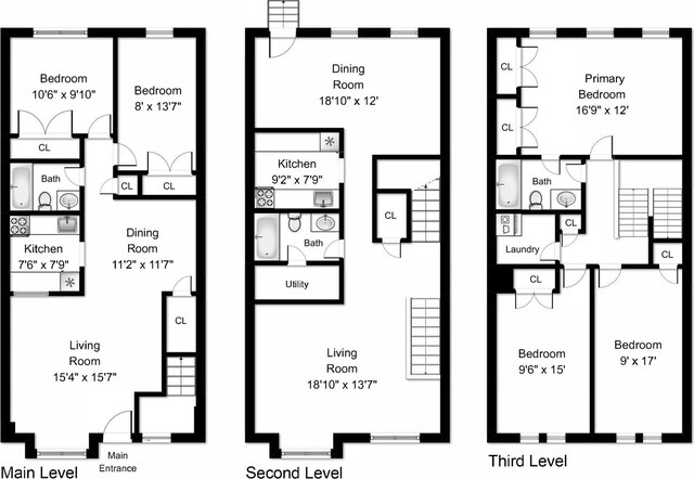 1830 Sterling Pl, Brooklyn, NY 11233 - room layout