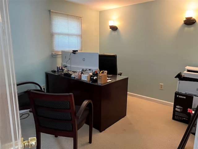 70 Pacific St, North Babylon, NY 11703 - home office featuring carpet flooring and baseboards