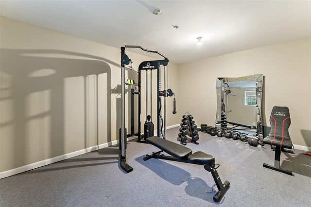 19 Rock Hill Ln, Scarsdale, NY 10583 - workout room featuring baseboards