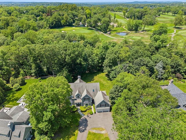 19 Rock Hill Ln, Scarsdale, NY 10583 - aerial view of a golf club and a large body of water