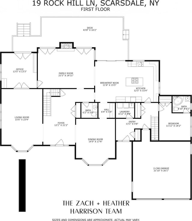 19 Rock Hill Ln, Scarsdale, NY 10583 - floor plan / room layout