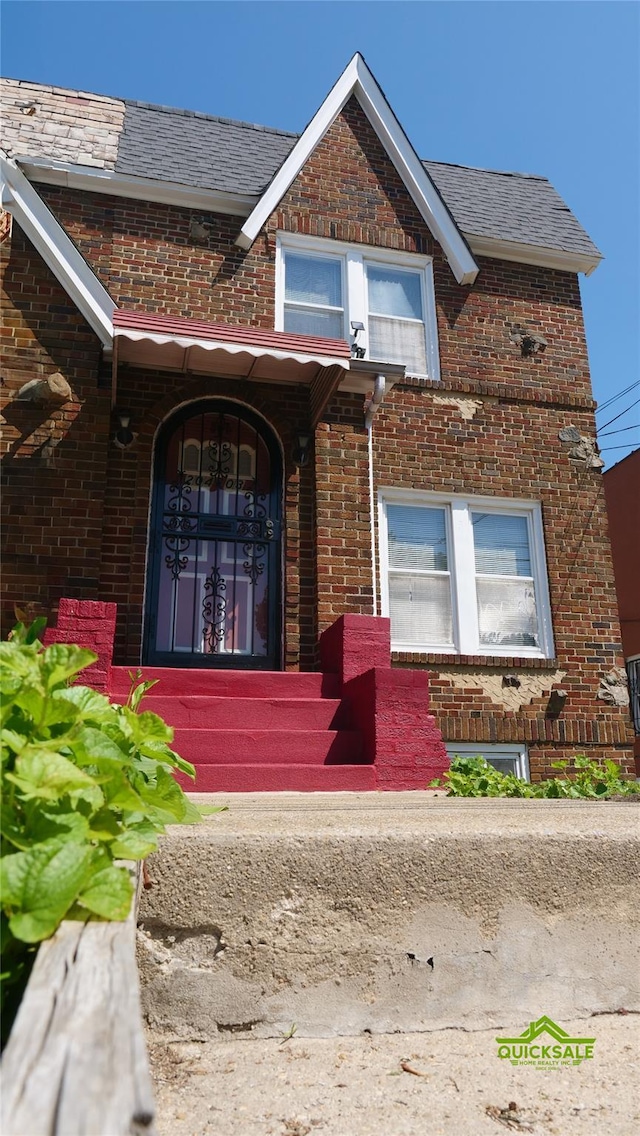 204-03 Murdock Ave, Saint Albans, NY 11412 - view of exterior entry with brick siding