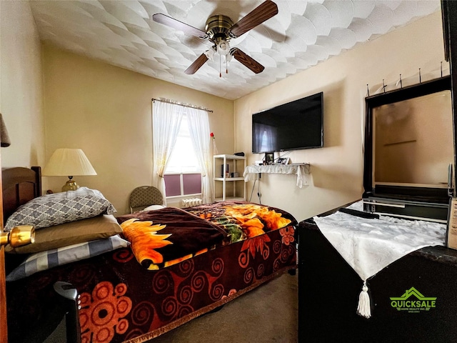 204-03 Murdock Ave, Saint Albans, NY 11412 - carpeted bedroom with a ceiling fan