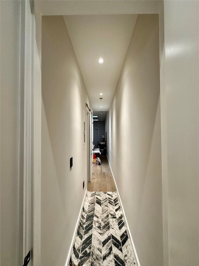 2564 38th St, Astoria, NY 11103 - hall featuring recessed lighting and baseboards