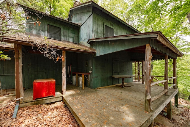 215 Little Pond Rd, Pawling, NY 12564 - view of wooden deck