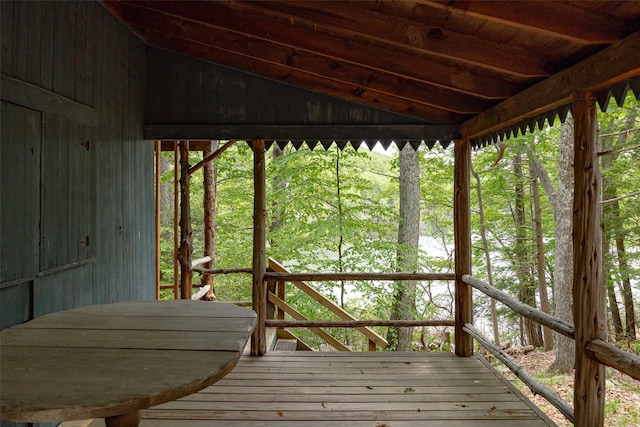 215 Little Pond Rd, Pawling, NY 12564 - view of wooden deck