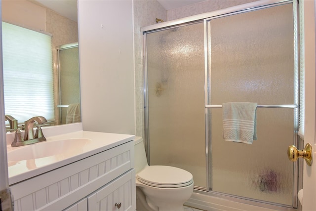 12 Cordwood Path, Shoreham, NY 11786 - full bath featuring toilet, a shower with door, and vanity