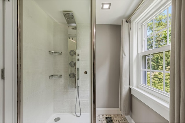 225 Fisher Ave, White Plains, NY 10606 - bathroom featuring tiled shower