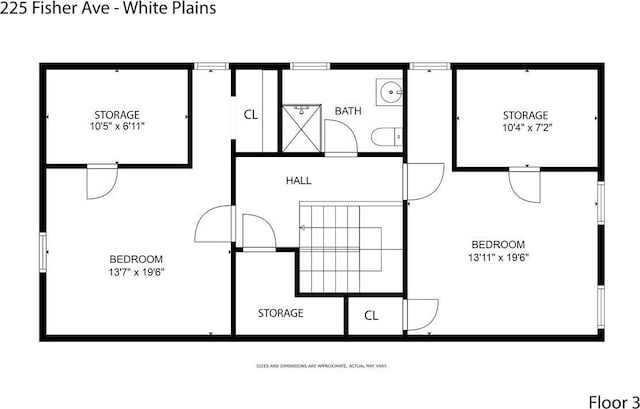 225 Fisher Ave, White Plains, NY 10606 - view of property floor plan