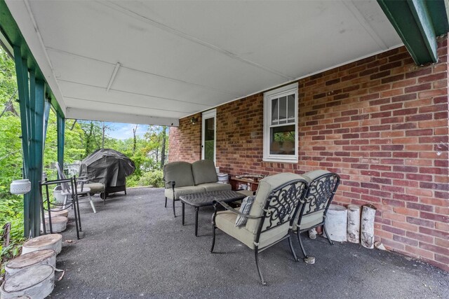 5 Fairview Ave, New Paltz, NY 12561 - view of patio featuring an outdoor hangout area