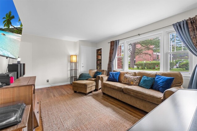5 Fairview Ave, New Paltz, NY 12561 - living room featuring wood finished floors and baseboards