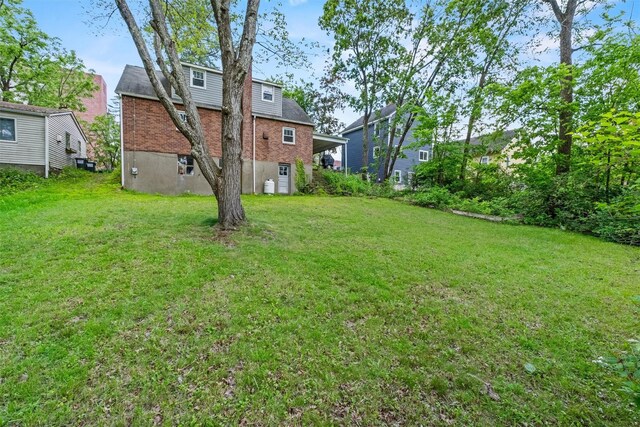 5 Fairview Ave, New Paltz, NY 12561 - view of grassy yard featuring an attached carport