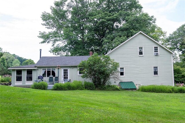 184 Sawchuck Rd, Millerton, NY 12546 - back of house featuring a lawn