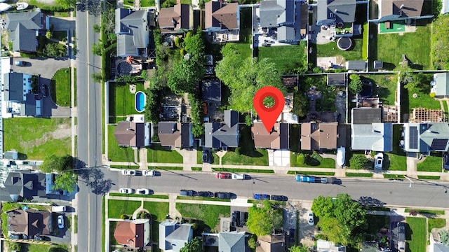 22 Martha St, Freeport, NY 11520 - aerial overview of property's location with nearby suburban area