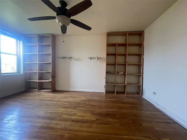 1480 Thieriot Ave Unit 6O, Bronx, NY 10460 - spare room with ceiling fan and wood finished floors