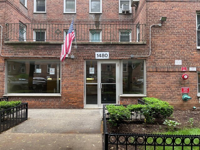 1480 Thieriot Ave Unit 6O, Bronx, NY 10460 - property entrance with brick siding