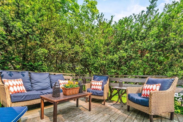 3300 Baker St Unit 20, Mohegan Lake, NY 10547 - deck with an outdoor hangout area
