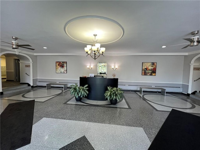 177 E Hartsdale Ave Unit 2Y, Hartsdale, NY 10530 - lobby with crown molding and recessed lighting