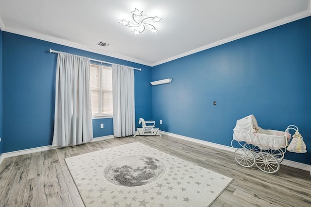 287 Atlantic Ave, Massapequa Park, NY 11762 - unfurnished room with wood finished floors and ornamental molding