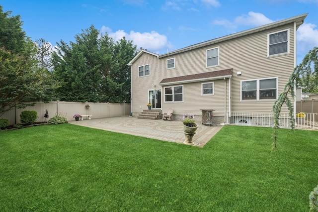 287 Atlantic Ave, Massapequa Park, NY 11762 - back of property featuring a patio area and entry steps
