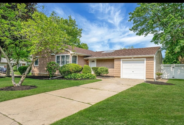 1 Leeward Ln, Commack, NY 11725 - view of front of property featuring driveway and a garage