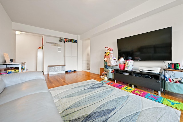 86-04 Grand Ave Unit 4D, Elmhurst, NY 11373 - living room with wood finished floors and baseboards