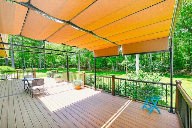 2 Wooded Ct, Lloyd Harbor, NY 11743 - view of wooden deck