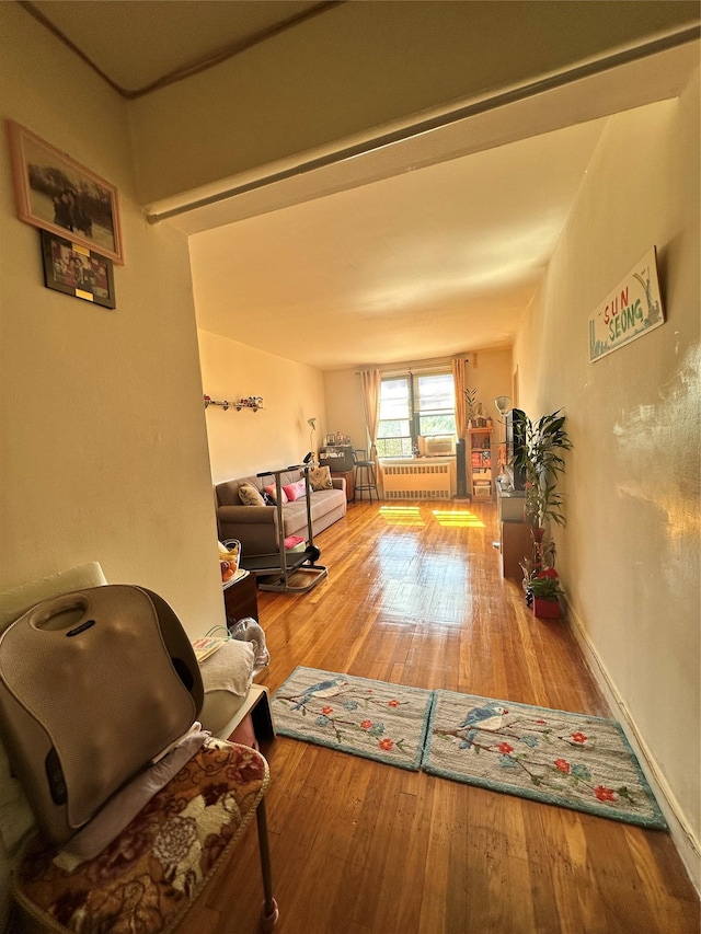 150-11 72nd Rd Unit 6A, Flushing, NY 11367 - hallway with wood finished floors